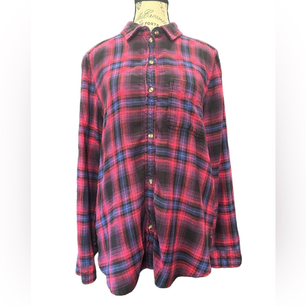 American Eagle "Ahh-mazingly Soft" Boyfriend Fit Flannel.